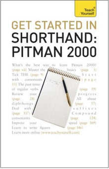 Links to Get Started In Shorthand Pitman 2000 (Teach Yourself)
