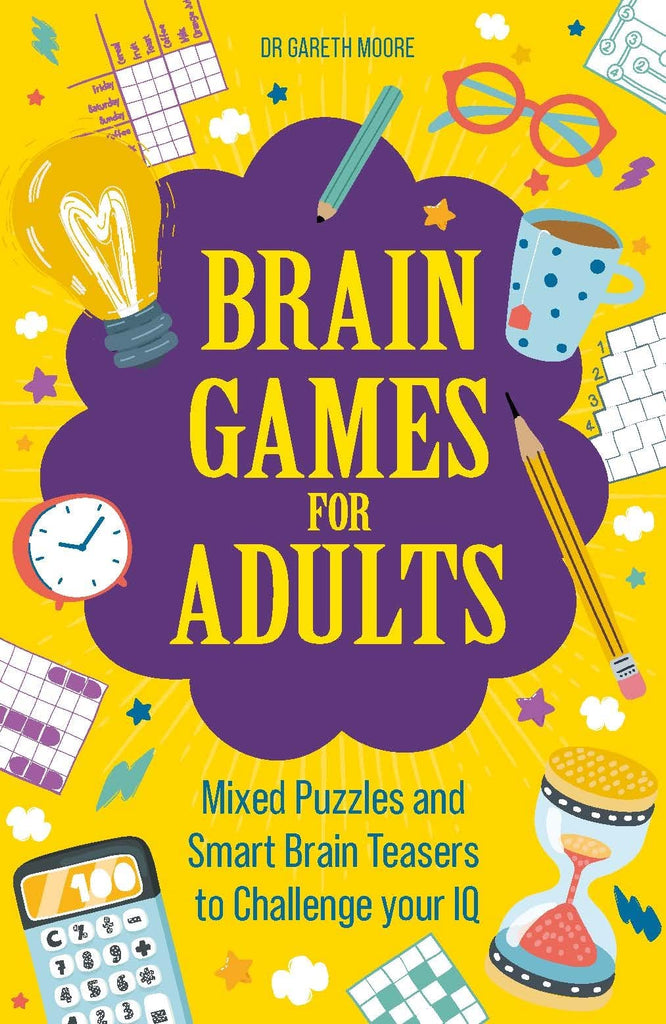 Links to Brain Games for Adults: Mixed Puzzles and Smart Brainteasers to Challenge Your IQ