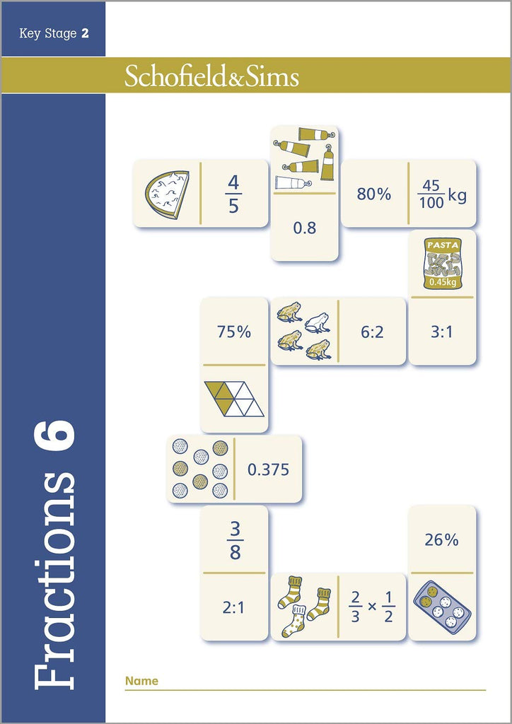 Links to Fractions, Decimals and Percentages (Year 6, Ages 10-11): Book 6 by Steve Mills